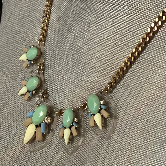 Jeweled J. Crew statement necklace. - Picture 2 of 4